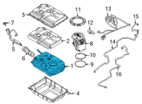 OEM 2021 BMW X5 METAL FUEL TANK Diagram - 16-11-9-470-815
