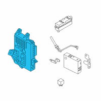 OEM Hyundai Instrument Panel Junction Box Assembly Diagram - 91955-3X010