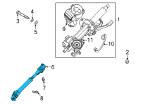 OEM 2021 Hyundai Sonata Joint Assembly-STRG Diagram - 56400-L0000