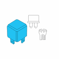 OEM Dodge Caliber Mini Relay Diagram - 68053218AA