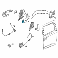 OEM 2015 Honda Odyssey Actuator Assembly, Driver Side Diagram - 72663-TK8-A11