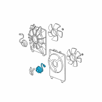 OEM Acura MDX Motor, Cooling Fan Diagram - 38616-RYE-A01