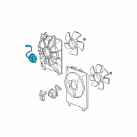 OEM 2013 Acura MDX Motor, Cooling Fan Diagram - 19030-RYE-A11