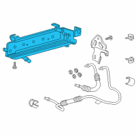 OEM Ford Expedition Oil Cooler Diagram - JL1Z-7869-A