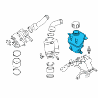 OEM 2012 BMW X5 Expansion Tank Diagram - 17-13-7-647-281
