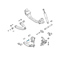 OEM 2001 Nissan Xterra Bolt Diagram - 08044-4001A