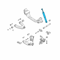 OEM 1999 Nissan Frontier ABSORBER Shock Front Diagram - 56110-8Z425