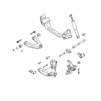 OEM Nissan Xterra Pin-Transverse Link Diagram - 54580-3S500