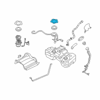 OEM Infiniti Plate-Lock, Fuel Gauge Diagram - 17343-1HJ0A