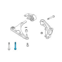 OEM Acura MDX Bolt, Flange (14X98) Diagram - 90118-TZ5-A00