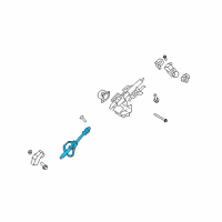 OEM Ford Escape Lower Shaft Diagram - 9L8Z-3B676-A