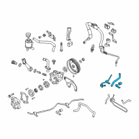 OEM 2004 Nissan Murano Hose & Tube Assy-Power Steering Diagram - 49721-9Y01A