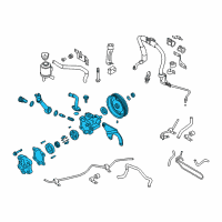 OEM 2003 Nissan Murano Pump Assy-Power Steering Diagram - 49110-CA000