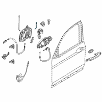 OEM BMW X5 LOCKROD, LEFT Diagram - 51-21-7-430-915