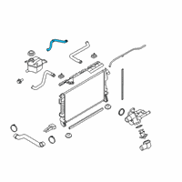 OEM 2019 Lincoln MKT Reservoir Hose Diagram - DG1Z-8C289-B