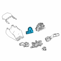 OEM Lexus Sensor, STEERIG W/LO Diagram - 8924B-11010