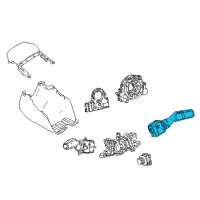 OEM 2018 Lexus LC500 Switch, Windshield W Diagram - 84652-06500