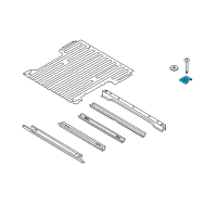 OEM Ford Mount Bolt Nut Diagram - -W719379-S439