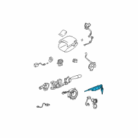 OEM Toyota Cylinder & Keys Diagram - 89703-41030