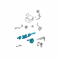 OEM 2003 Toyota Avalon Combo Switch Diagram - 84310-07150