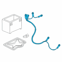 OEM 2004 Buick Regal Negative Cable Diagram - 15371934