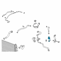 OEM 2019 Chevrolet Equinox Auxiliary Pump Diagram - 23330961