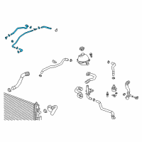 OEM GMC Terrain Overflow Hose Diagram - 84129281