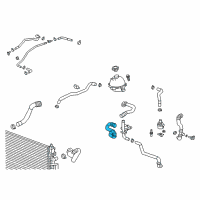 OEM GMC Terrain Heater Hose Diagram - 23330960