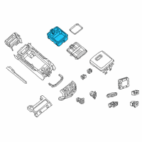 OEM Ram 2500 CUPHOLDER-Console Diagram - 6BM111Z6AD