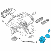 OEM 2017 Ford Transit Connect Shifter Diagram - DT1Z-7210-AF