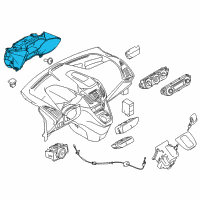 OEM 2014 Ford Transit Connect Cluster Assembly Diagram - DT1Z-10849-M