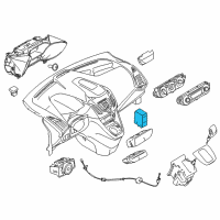 OEM 2020 Ford Transit Connect Seat Heat Switch Diagram - DT1Z-14D694-A