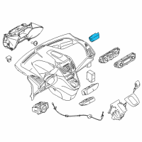 OEM 2016 Ford Transit Connect Hazard Switch Diagram - BK3Z-13350-A