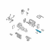 OEM BMW Electric Auxiliary Heater, Front Diagram - 64-11-9-230-657