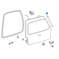 OEM 2011 Ford Expedition Support Cylinder Ball Stud Diagram - -W712702-S439