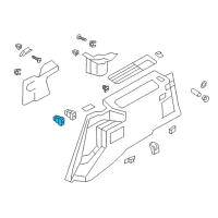 OEM 2013 Lincoln Navigator Switch Assembly Diagram - 7L1Z-14C715-AA