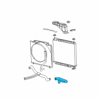 OEM 1999 Ford F-250 Super Duty Upper Hose Diagram - F81Z-8260-CA