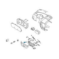 OEM Chevrolet Aveo Defroster Switch Diagram - 96475865