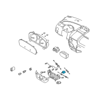 OEM 2010 Pontiac G3 Heater Control Blower Switch Assembly Diagram - 96475871