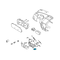 OEM 2010 Pontiac G3 Hazard Switch Diagram - 96652257