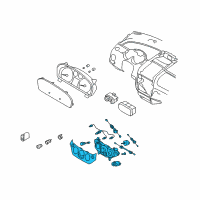 OEM 2009 Chevrolet Aveo5 Dash Control Unit Diagram - 96437339