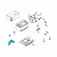 OEM 2008 Lincoln MKZ Support Bracket Diagram - 9E5Z-10A666-C