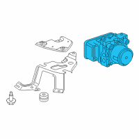 OEM 2007 Honda Civic Modulator Assembly, Abs (Coo) Diagram - 57110-SNA-305