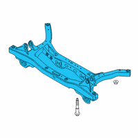 OEM 2019 Hyundai Veloster Crossmember-Rear Diagram - 55410-J3BA0