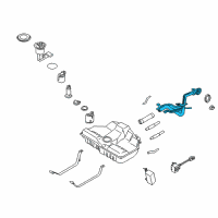 OEM Infiniti I35 Tube Assy-Filler Diagram - 17221-5Y702