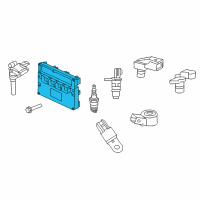 OEM Jeep Grand Cherokee Engine Controller Module Diagram - 68243322AB