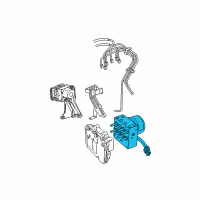 OEM 2004 Chrysler Town & Country Anti-Lock Brake System Accumulator Diagram - 5018253AA