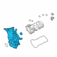 OEM Lincoln Front Cover Diagram - HL3Z-6019-A