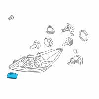 OEM 2014 Hyundai Sonata Ballast Assembly-Headlamp Diagram - 92190-3L000