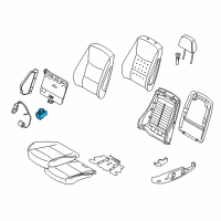 OEM 2011 BMW 335i Switch, Rear Entrance Aid Diagram - 61-31-9-227-853